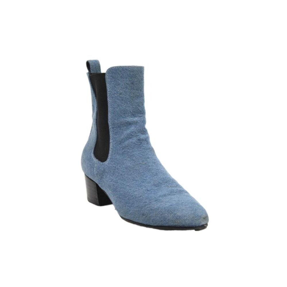 Archive Womens Denim Chelsea Boots Blue Size 7.5